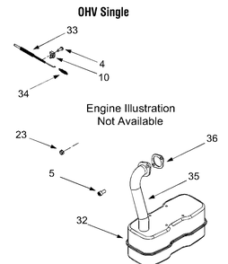 Engine Accessories 18.5 Hp Diagram and Parts List for LT1018 13AB11CG710-13AB11CG712-13AL11CG710-13AL11CG712-13AX11CG710-13AX11CG712 Cub Cadet Lawn Tractor